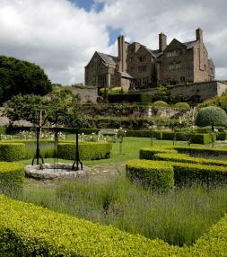 Exterior of Bodysgallen Hall and garden